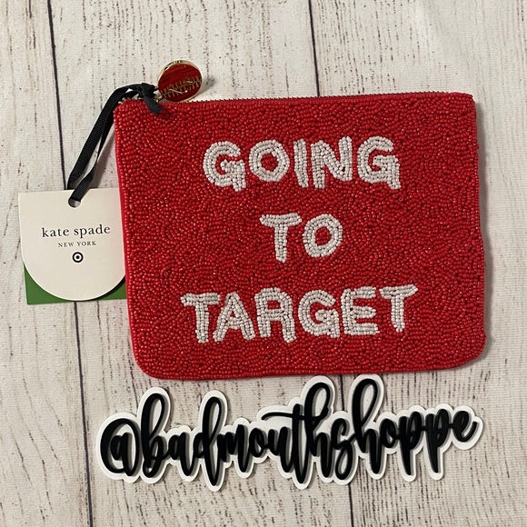 Kate Spade X Target Handbags - *Going to Target Beaded Clutch - kate spade new york x Target in Red/White
